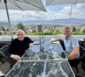 Mit Sepp Blatter